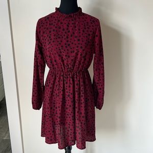 Shein Long Sleeve Mini Dress Size Medium